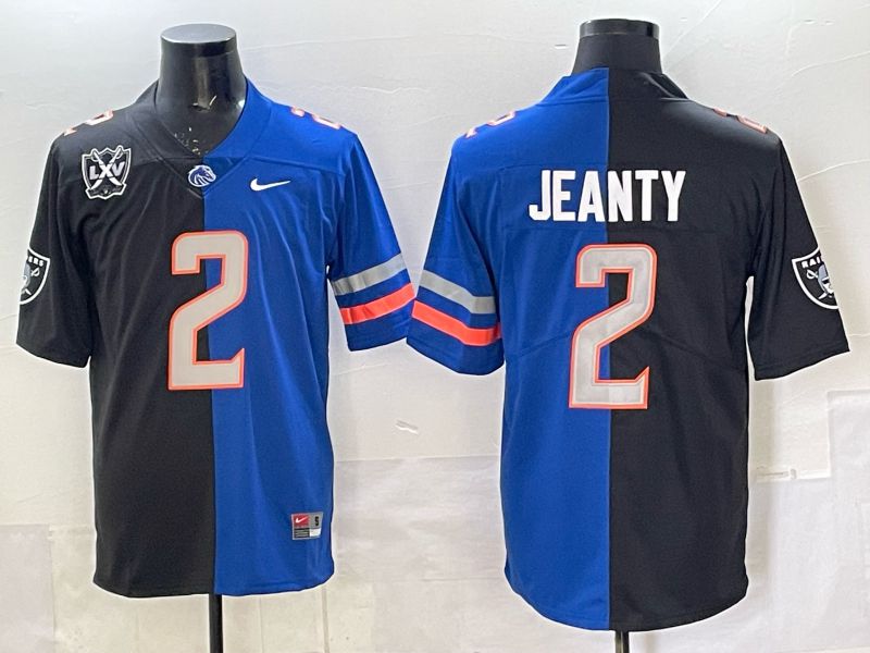 Men 2025 Nike Oakland Raiders #2 Jeanty Black blue Limited NFL Jersey 005->oakland raiders->NFL Jersey
